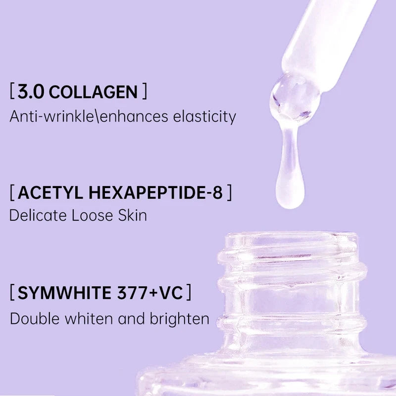 Collagen Face Serum Wrinkle Removal Hyaluronic Acid anti Aging Fine Lines Lifting Niacinamide Brighten Serum Skin Care Joypretty