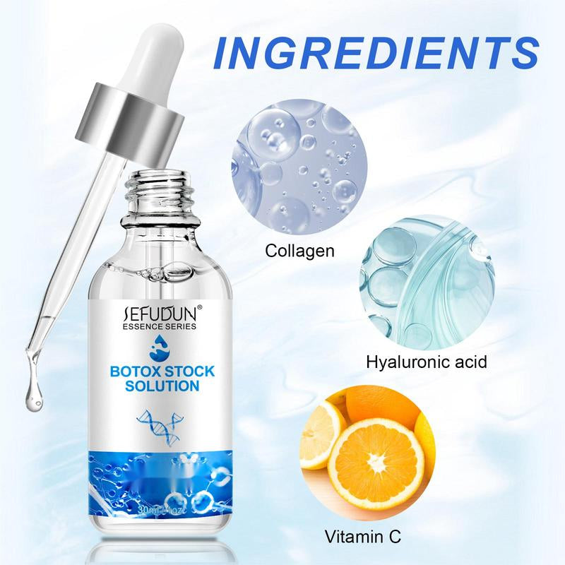 Sefudun Botox Stock Solution Serum, Facial Serum (30Ml) Skin Repair Peptide Complex Salicylic Acid Serum Vitamin C Serum